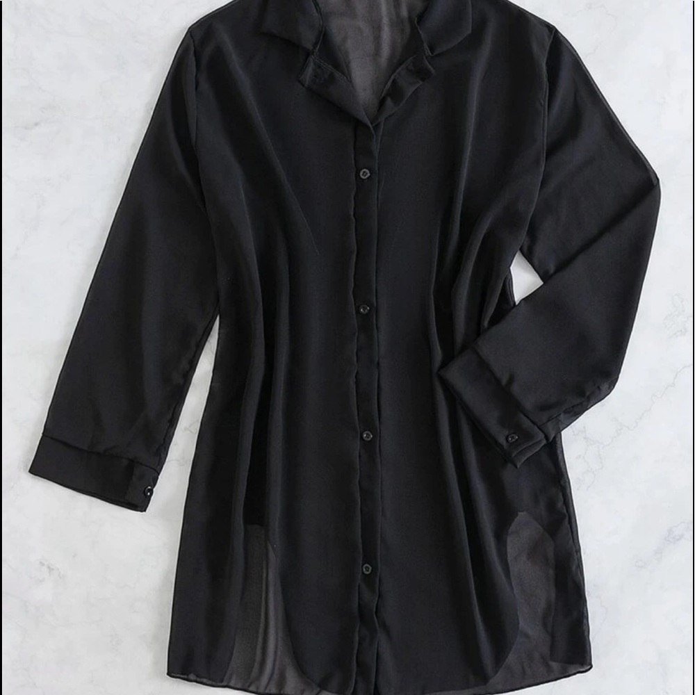 Shein Small Black Kimono